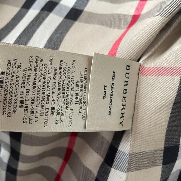 Burberry "The Kensington" Trench Coat (Black, sz. 0) - Picture 3 of 8